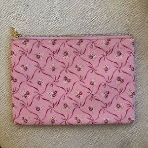Stoney Clover Lane Pink Floral Pouch